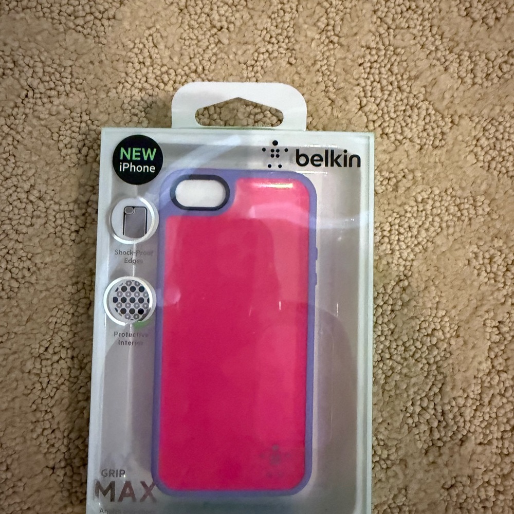 Belkin Grip Max Vibrant Pink iPhone Case